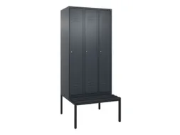 locker voor scheiding van kleding,HxBxD 2120x900x815mm,3vak