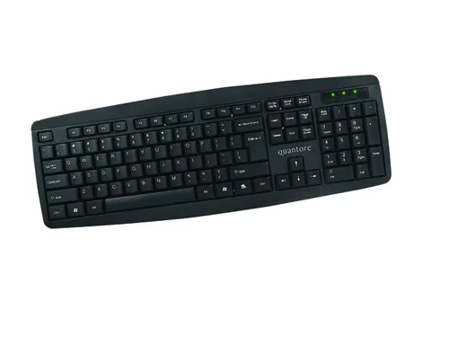 Toetsenbord Quantore QWERTY zwart