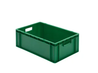 Euronorm-stapelbak 40l 210x600x400mm Wanden/bodem Gesloten Groen - 1
