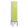 dubbeldekse locker,HxBxD 2120x400x500mm,1x2vak.,vak B 400mm
