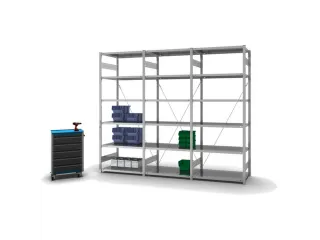 systeemstelling,grondveld,HxBxD 2500x1060x635mm,vakl. 140kg - 3