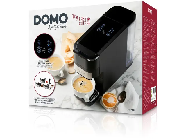 Koffiezetapparaat 4-In-1 1.5L Zwart