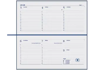 Agenda 2027 Ryam Memoplan 7 Suprema 7dagen/2pagina's landscape bordeau - 3