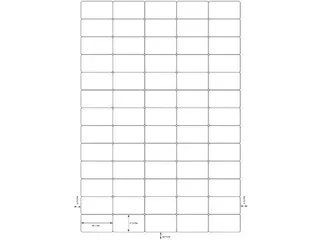 Q-Connect Multi-purpose etiketten A4 38,1x21,2mm Wit 6500 stuks - 2