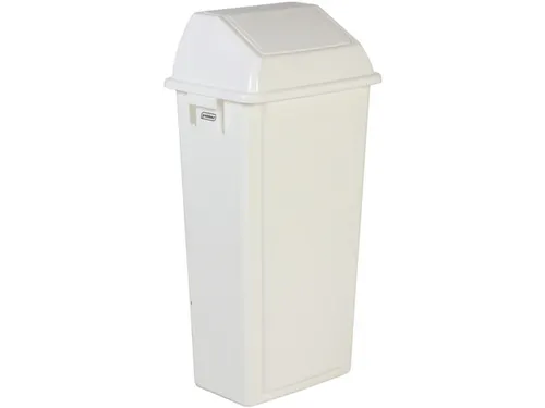 afvalbak,80l,HxBxD 917x460x333mm,wandmontage,romp PP wit