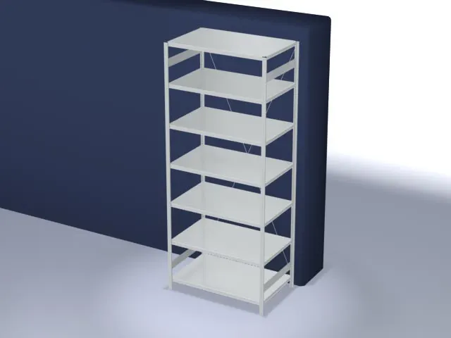 systeemstelling,grondveld,HxBxD 3000x1360x835mm,vakl. 240kg