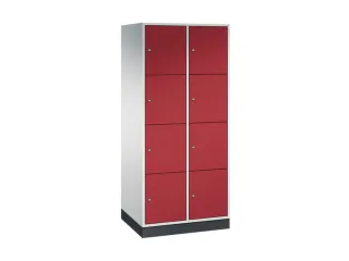 grootvolume-lockersysteem,RAL 7035/RAL 3003,HxBxD 1950x820x600mm - 2