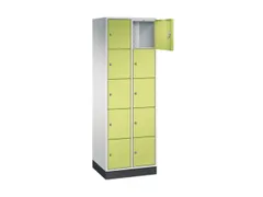 lockerkast,RAL 7035/RDS1108060,HxBxD 1950x620x500mm,2x5vakken