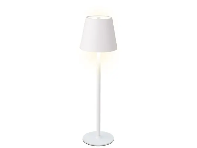 Lampe de table Lumineo LED rechargeable steady intérieur blanc