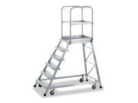 Bordestrap Aluminium Bordes 1440x 600x 800mm 6treden Rooster