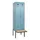 PBM-locker met bank,HxBxD 2120x600x815mm,2vak,vak B 300mm,draaigrendel