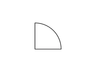 koppelelement voor bureau,90 °,HxBxD 740x800x800mm,blad wit,rond - 1