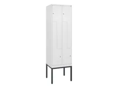 armoire vestiaire Z HxlxP 2120x600x500mm larg. compart. 150/300mm