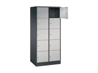 grootvolume-lockersysteem,HxBxD 1950x820x600mm,2x5vakken,cil.-slot - 1