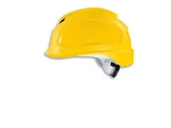 Uvex Pheos BS-WR veiligheidshelm, HDPE, met ventilatie, geel, per stuk