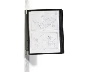 Magnetische wandmodule voorzien van 5 zwarte SHERPA zichtpanelen - 1