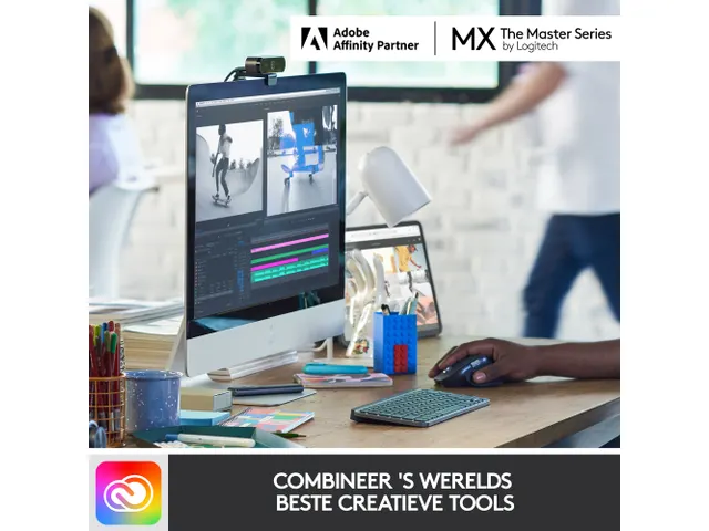 Mini clavier sans fil Logitech MX Keys Bluetooth gris QWERTY Angl US