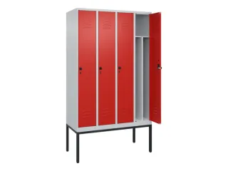 locker voor scheiding van kleding,HxBxD 2120x1200x500mm,4vak - 2