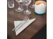 Serviette Soft dinner 3 épaisseurs 39x39cm pli 1/4 blanc