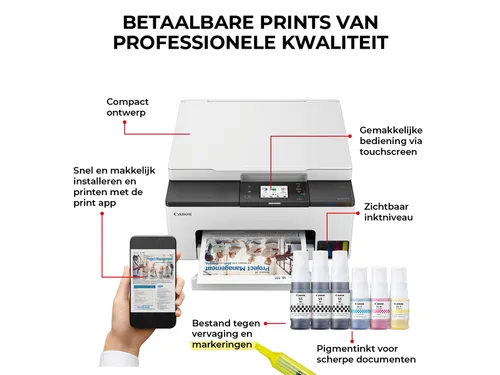 Multifunctional inktjetprinter Canon MAXIFY GX1050