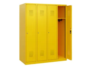 schoollocker,HxBxD 1530x1200x500mm,4vak,vak B 300mm,cil.-slot - 1