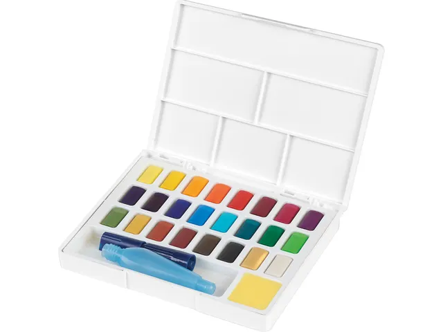 Waterverf Faber-Castell in box met 24 kleuren