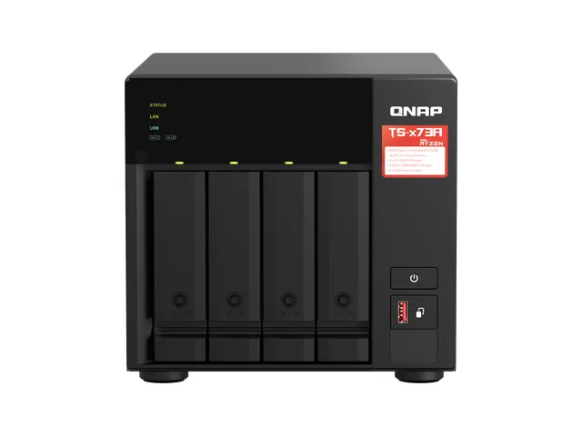 QNAP TS-473A + QSW-1105-5T Bundle Pack, NAS, Tower, Ryzen Embedded, V1