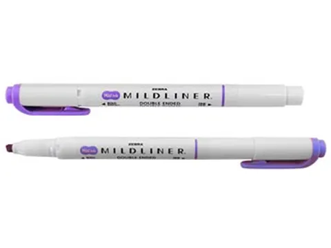 MILDLINER markeerstift violet dubbele punt