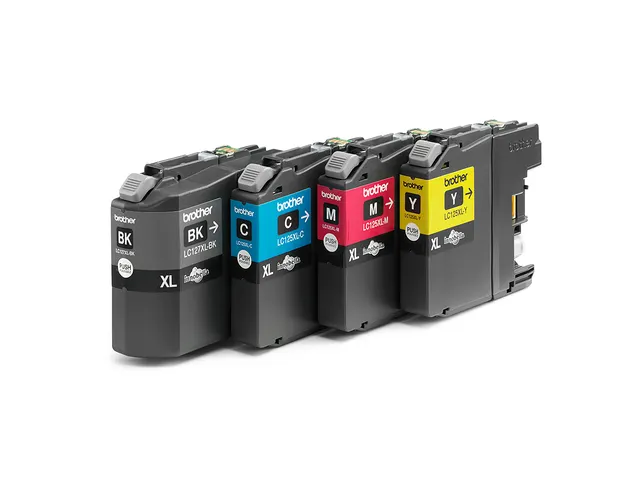 Brother LC-127XLVALBPDR, Zwart, Cyaan, Magenta, Geel, 4 stuk(s), Multi