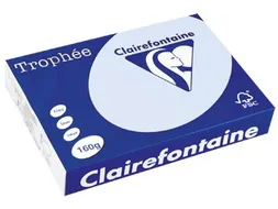Trophée Pastel gekleurd papier A4 160 gram 250vel Azuurblauw