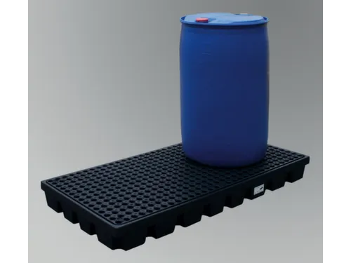 PE-opvangbak,opvangvol. 100l,HxBxD 150x1600x800mm