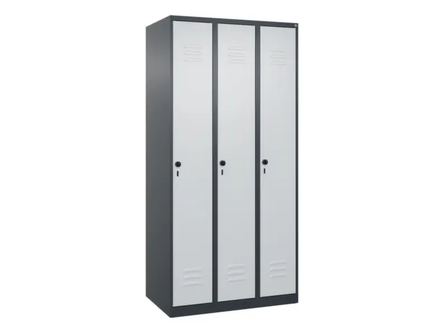 locker voor scheiding van kleding,HxBxD 1850x900x500mm,3vak
