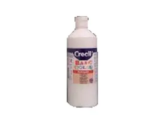 Plakkaatverf Creall basic wit 500ml - 1