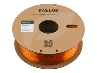 3D Printer Filament eTPU-95A eSun 1,75mm Transparant Oranje 1kg - 2