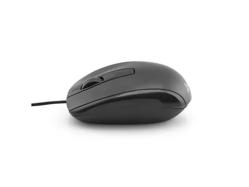 MROS211 Optische muis 3 knoppen bedraad Zwart