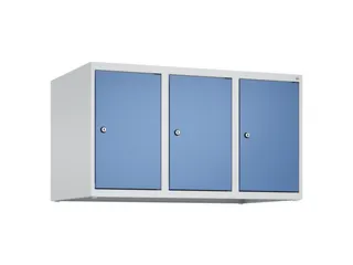 opzetkast,v. locker,3vak.,vak B 300mm,HxBxD 500x900x500mm,cilinderslot - 2