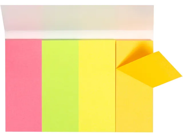 Index 20x50mm Blister 4 Kleuren 50 Tabs Per Kleur