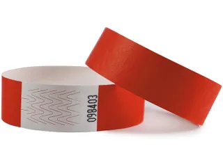 Polsband Combicraft Tyvek rood 100 stuks - 1