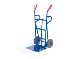 bandenkar,draagverm. 250kg,steekplaat BxD 500x400mm,RAL5010,TPE-banden
