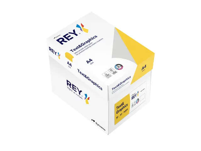Kopieerpapier Rey Text Graphics A4 80 Gram Wit Pallet