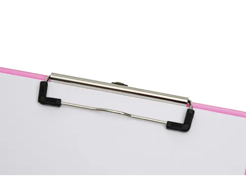 Klembord MAUL A4 staand transparant PS neon roze