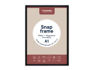 Kliklijst Europel A1 25mm mat zwart - 9