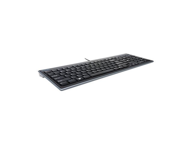 Kensington Advance Fit Full-Size Slim Keyboard - Nederland (US Int) | PCrandapparatuur.nl
