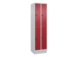dubbeldekse locker,HxBxD 1950x500x500mm,2x2vak.,vak B 250mm
