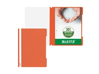 Snelhechter Leitz 4191 standaard A4 oranje 30% gerecycled plastic - 6