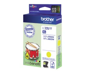 Inktcartridge Brother LC-22UY geel - 3