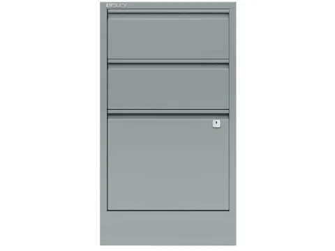 hangmappenkast HxBxD 672x413x400mm 2laden 1hangmappenframe zilver