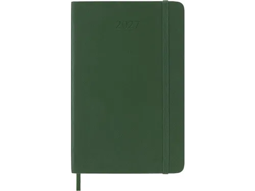 Agenda 2027 Moleskine 12M Weekly 7dag/1pagina pocket sc myrtle green