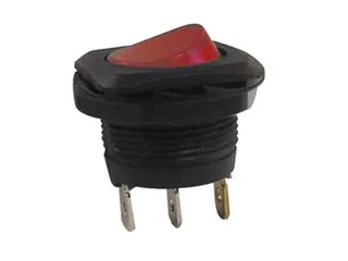 Vermogen Rockerschakelaar 5A-250V Spst On-Off - Met Rood Neonlampje - 1