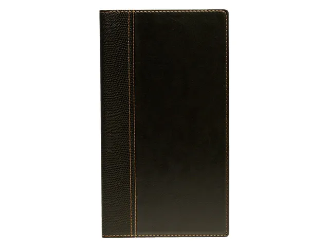 Betaalmap Securit Trendy 23 x 13 cm zwart lederlook